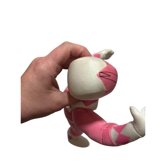Kenner 1995 Mighty Morphin Power Rangers Pink Ranger Stuffed Plush Vintage - Picture 7 of 8